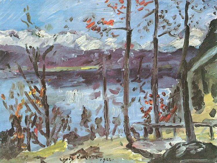 Lovis Corinth Ostern am Walchensee oil painting image
